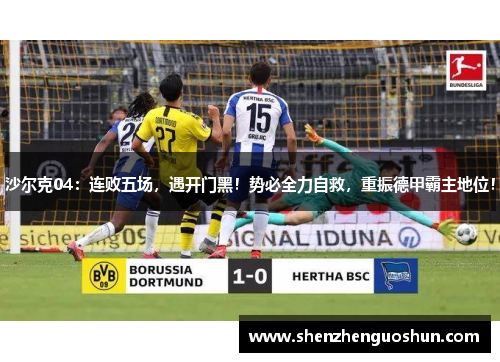 沙尔克04：连败五场，遇开门黑！势必全力自救，重振德甲霸主地位！