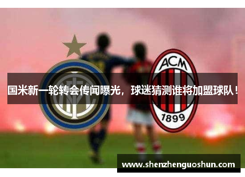 国米新一轮转会传闻曝光，球迷猜测谁将加盟球队！
